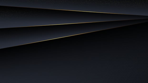 Luxury abstract background with gold trim. vector