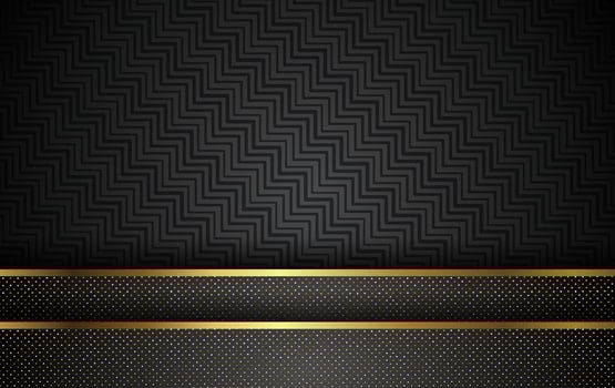 Luxury Gold Background With Light Decoration Vector