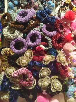 Hair band texture design background photo