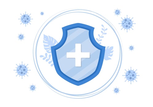 Vector Illustration Healthcare Medical People Protecting And Fighting Against The Corona Virus