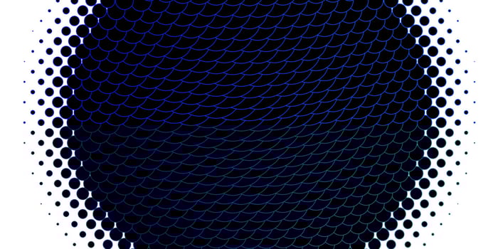 Light BLUE vector pattern with spheres.