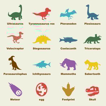 dinosaur vector elements