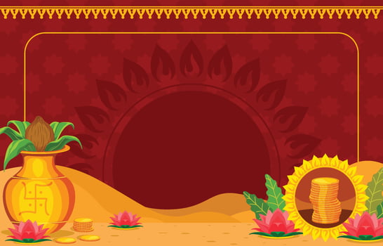 Celebrate Akshaya Tritiya Background vector