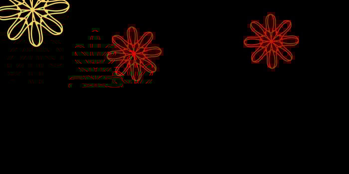 Dark Red, Yellow vector pattern with abstract shapes.