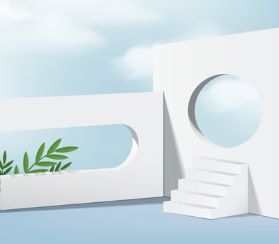 3d display product abstract minimal scene with geometric podium platform. cylinder background vector 3d rendering with podium. stand for cosmetic products. Stage showcase on pedestal 3d pastel studio