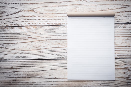 Blank white paper photo