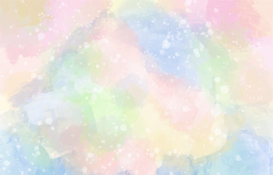 Colorful Watercolor Background with White Accent vector