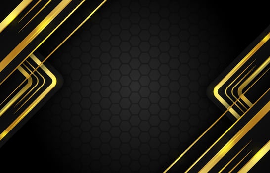 Luxury Black and Gold Background vector