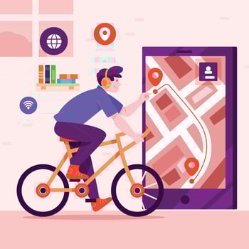 Work Out at Home Concept vector
