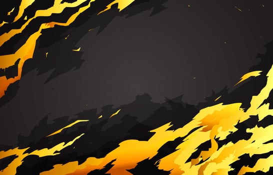 Black Gold Electric Background vector