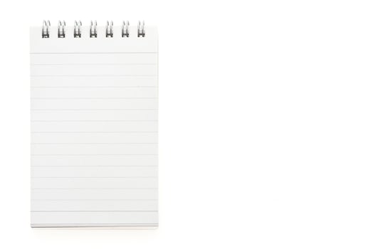 Blank mock up note book photo