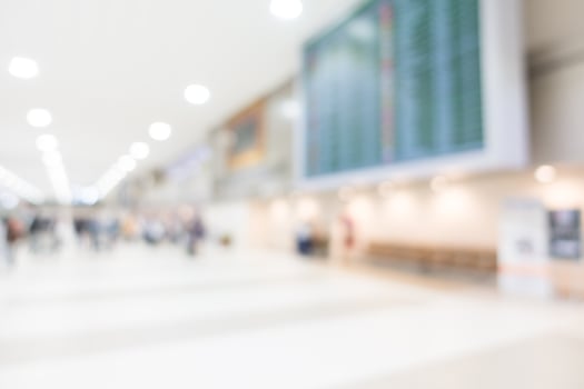 Abstract blur airport photo