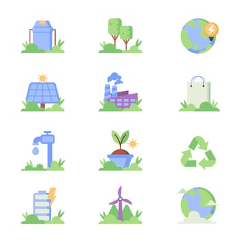 Green Technology Will Save The Environment vector