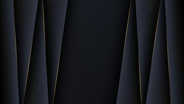 Luxury abstract background with gold trim. vector