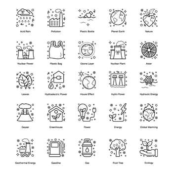 Farming and Ecology Elements vector