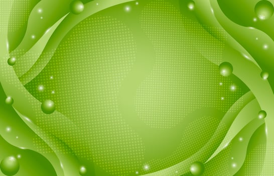 Gradient Abstract Green Background Composition vector