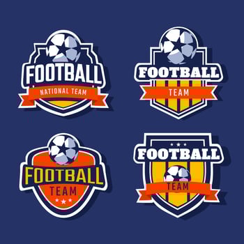 Soccer Bagdes Collection vector
