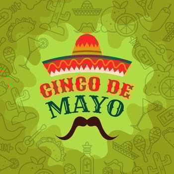 Cinco De Mayo Decorative Background Design vector