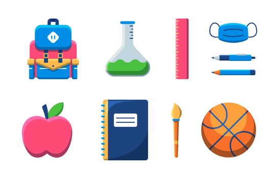 Go To School Icon vector