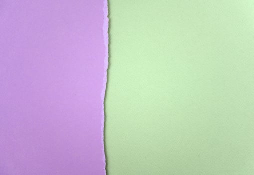 Light purple and green color torn papers abstract texture background photo