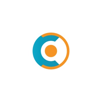 circle logo symbol vector template