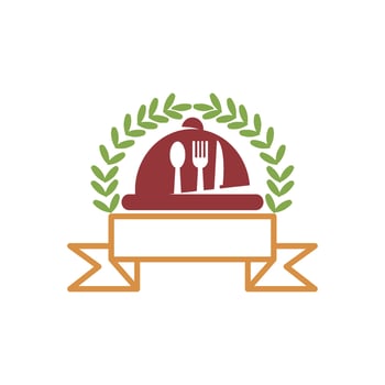 Restaurant Service Abstract Logo Template Symbol Icon vector