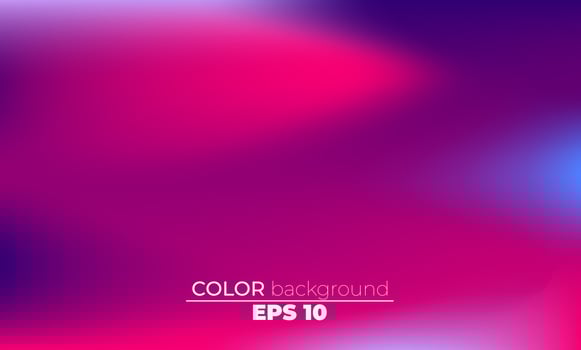 Abstract blurred gradient mesh background in bright summer colors vector