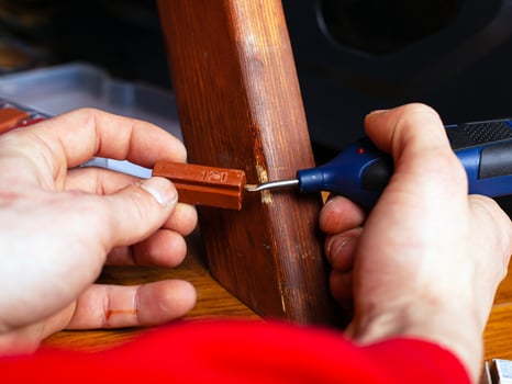 Restoration of wood products photo