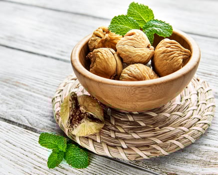 Tasty dried figs photo