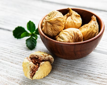 Tasty dried figs photo