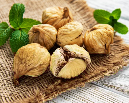 Tasty dried figs photo
