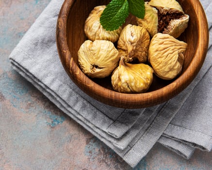 Tasty dried figs photo