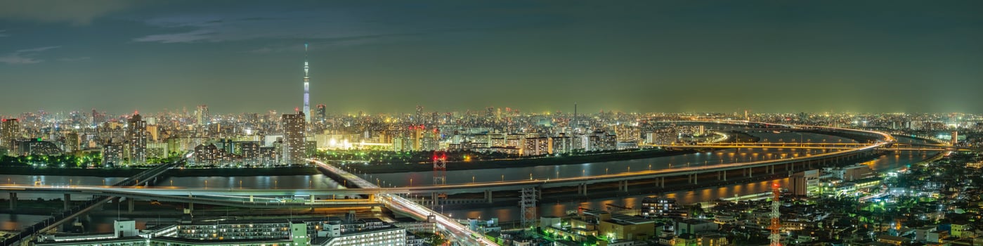 Cityscape of Tokyo, Japan, Asia photo