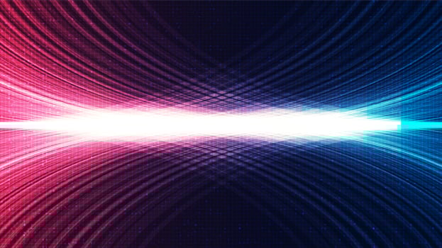 Digital Light Technology Background, Hi-tech Digital and sound wave Concept design, Free Space For text vector