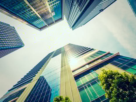 Skyscrapers in the city photo