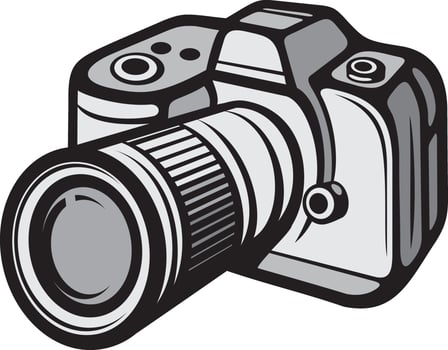 digital photo camera vector