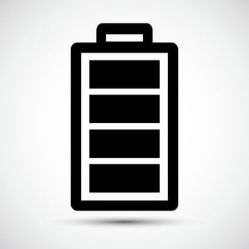 Battery Icon Sign Isolate on white Background,Vector Illustration vector