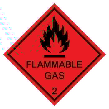 Flammable Gas Symbol Sign Isolate On White Background,Vector Illustration EPS.10 vector