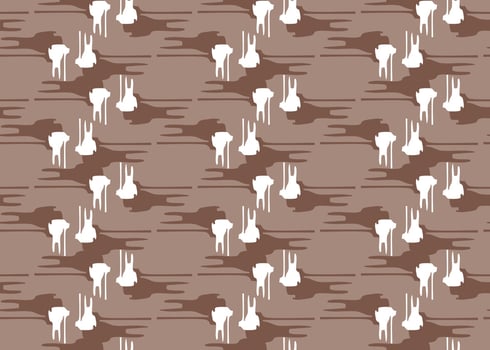 Vector texture background, seamless pattern. Hand drawn, brown, white colors.