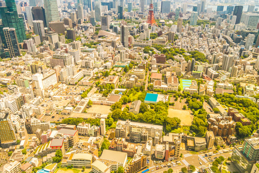 Cityscpe of Tokyo, Japan photo