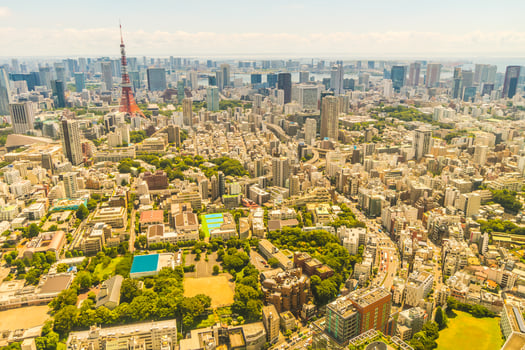 Cityscpe of Tokyo, Japan photo