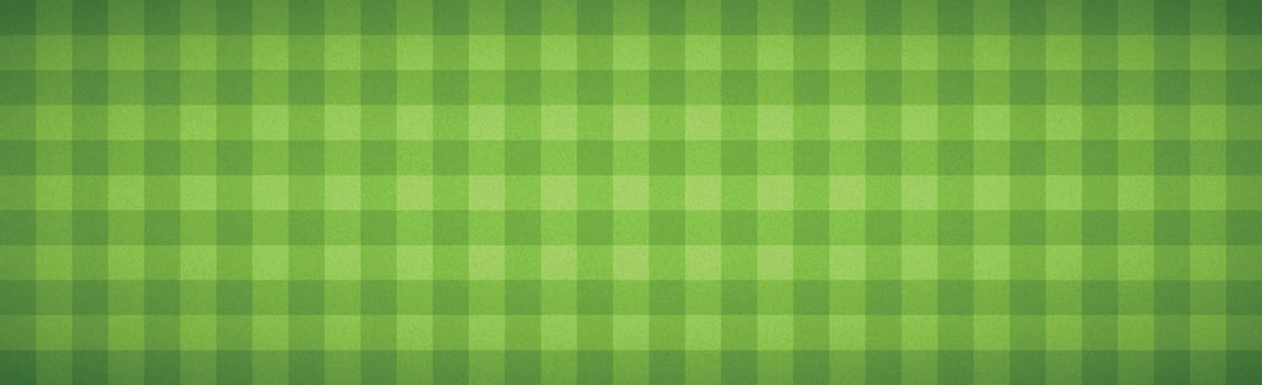 Realistic checkered football background covering grass - Vector