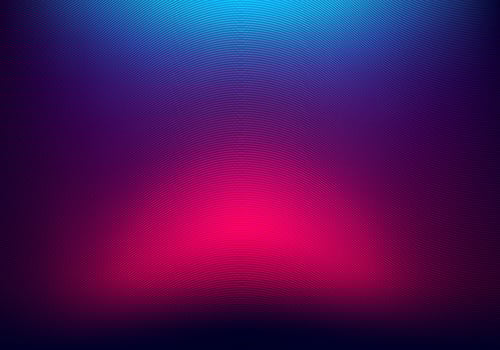Abstract blurred background blue and pink neon gradient color with wave line texture. vector