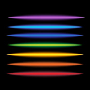 rainbow spectrum vector design