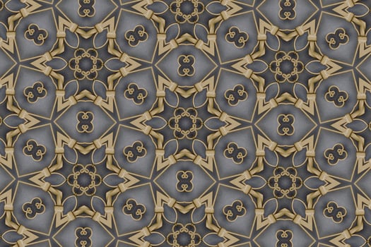 Golden abstract textured background, symmetric shapes and lines photo