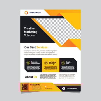Modern Fresh Business Flyer Template vector