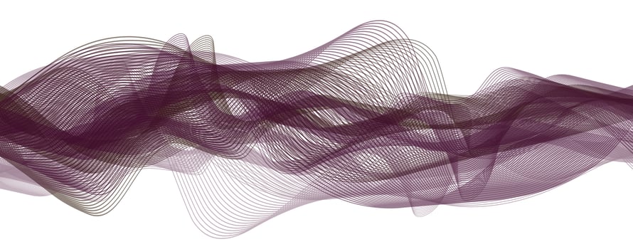 Soft Violet digital Sound Wave on technology Background vector