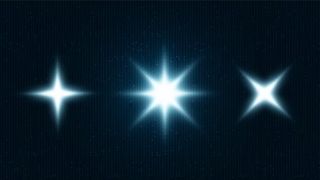 Digital Light Symbol on Technology Background,Hi-tech and Communication Concept design,Free Space For text in put,Vector illustration. vector