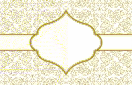 Vintage Ornament Background Template vector