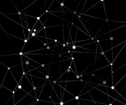 Geometric graphic background molecule and communication. Big data complex with compounds. Perspective backdrop. Digital data visualization. Scientific cybernetic vector illustration.